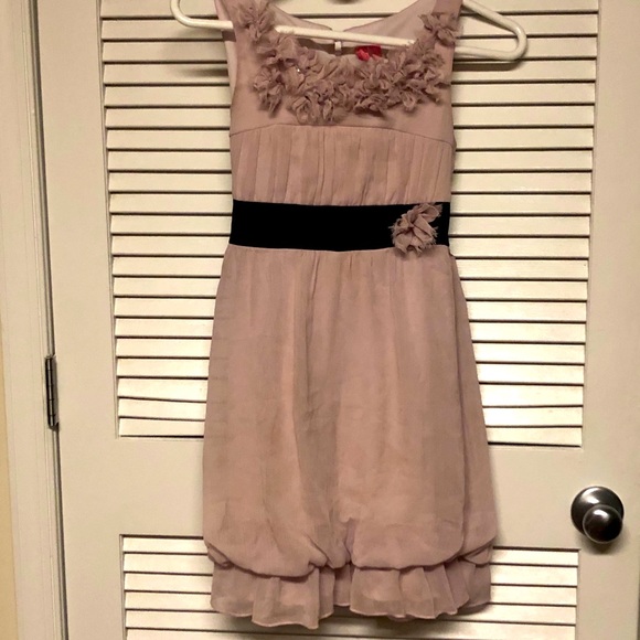 Hype Other - HYPE Dusty Pink Dress Girls Party Tier MIDI 12